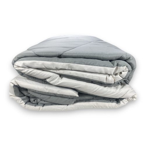 CaldoSogno double-sided grey quilt 300 gr/sqm