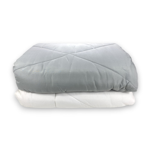 CaldoSogno double-sided grey quilt 300 gr/sqm