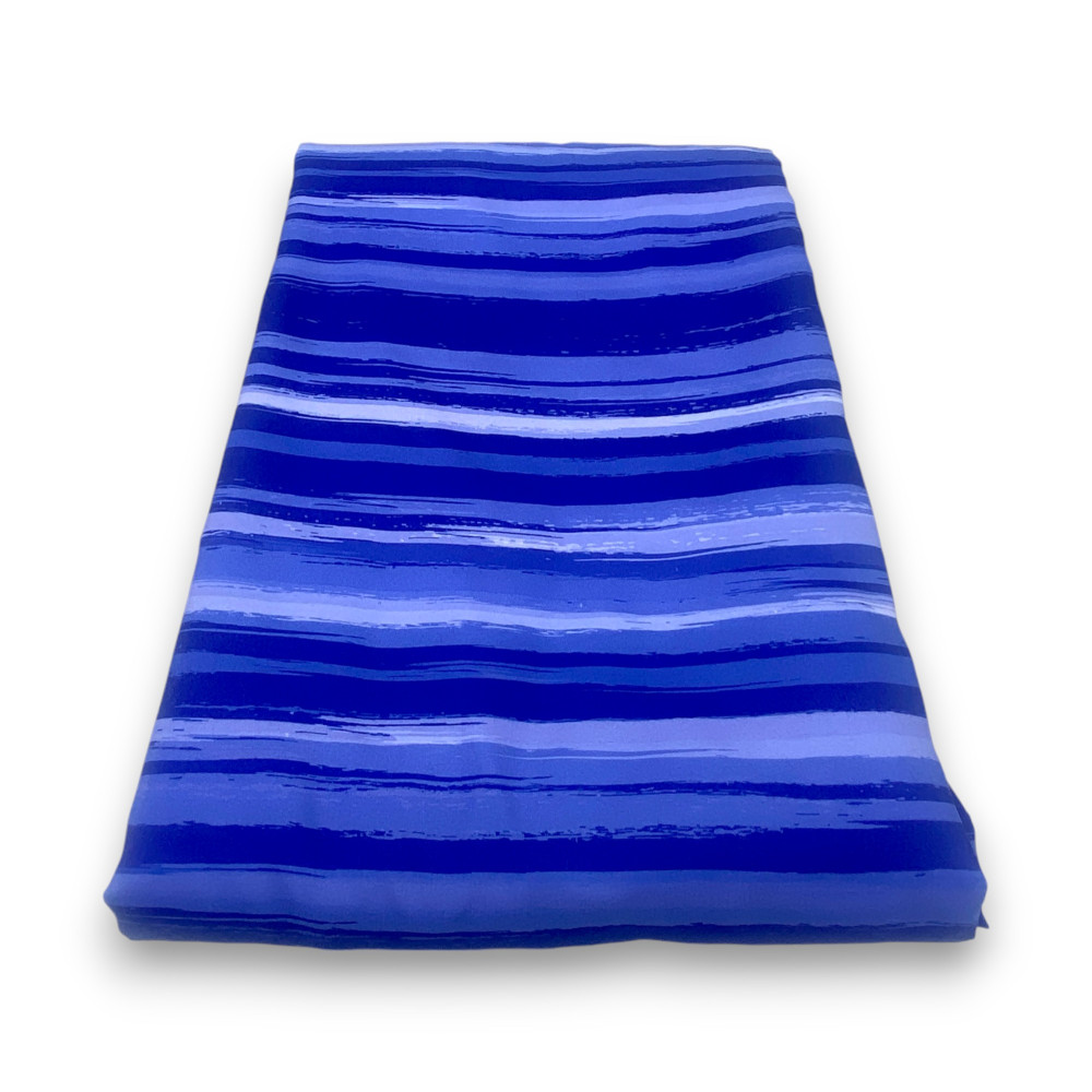 STRIPE Blue duvet cover in microfiber Made in Italy - 3 sizes available
