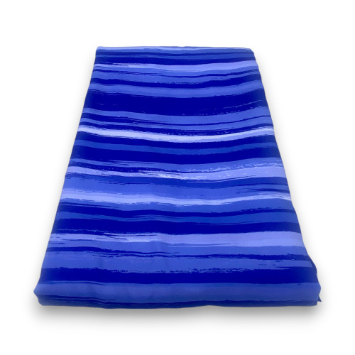 STRIPE Blue duvet cover in microfiber Made in Italy - 3 sizes available