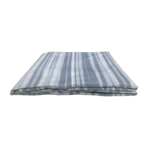 Housse de couette Stripe Grey en microfibre douce | Fabriqué en Italie