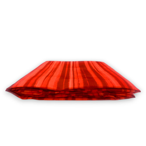 Copripiumino Stripe Rosso in microfibra morbida | Made in Italy