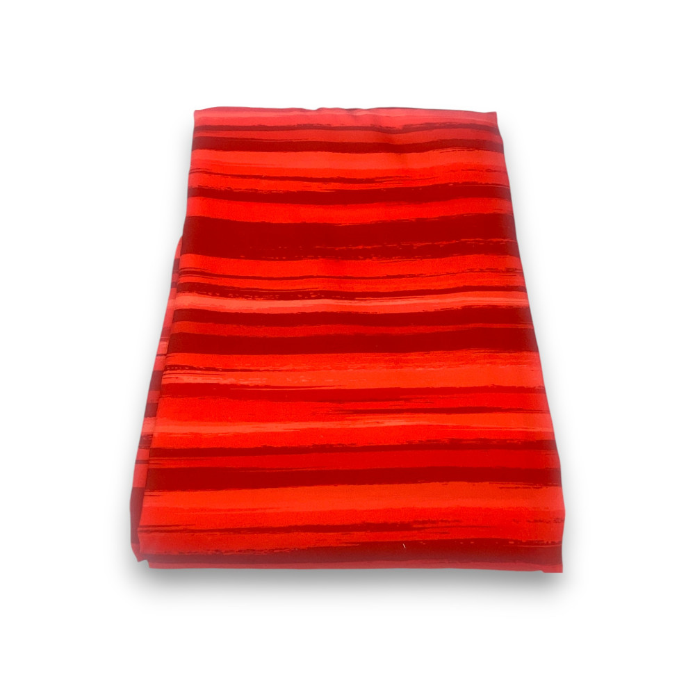 Stripe Red duvet cover in soft microfiber | Made in Italy