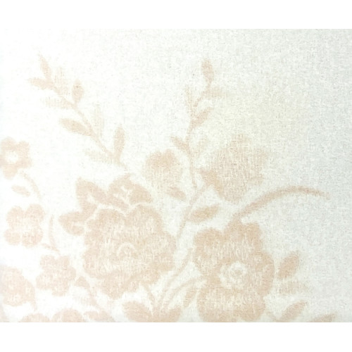 Coperta "Flower" in Pura Lana - Morbida e Calda, Design Classico - Made in Italy