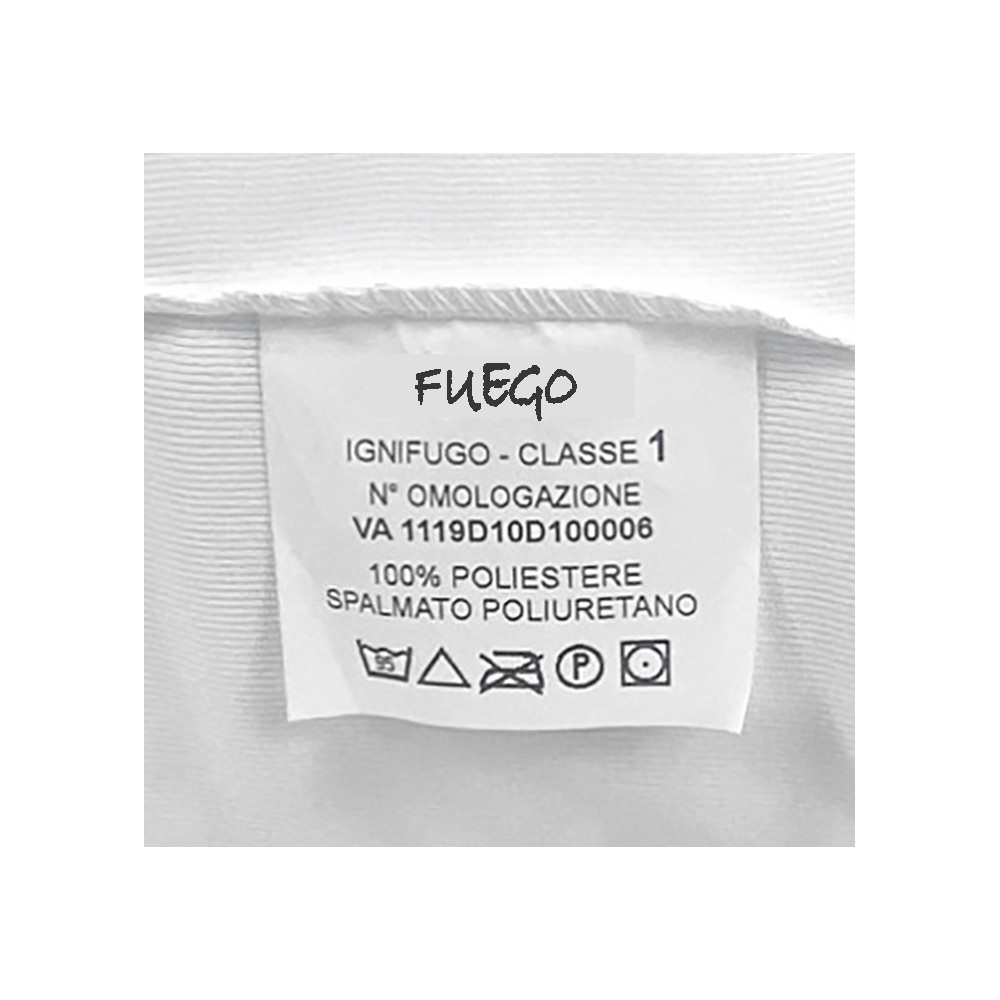 Funda de colchón ignífuga impermeable "FUEGO" Clase 1 - Made in Italy
