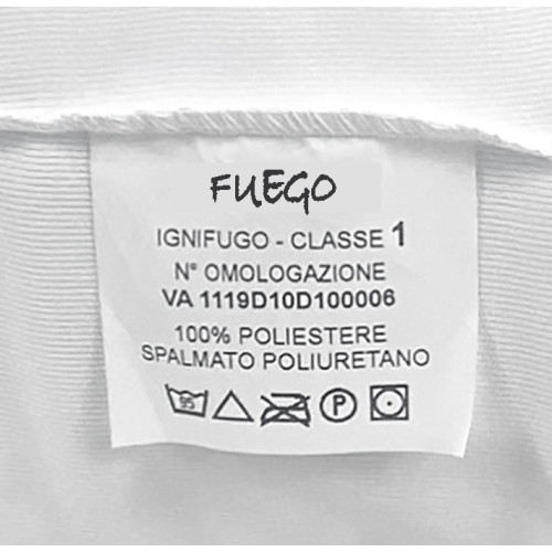 Waterproof Fireproof Mattress Cover "FUEGO" Class 1 - Made in Italy