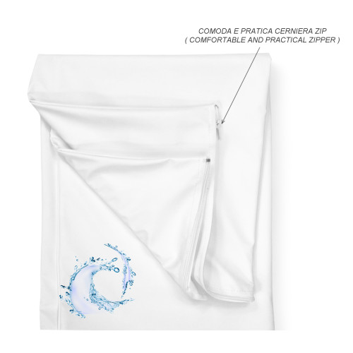 Funda de almohada ignífuga impermeable "FUEGO" Clase 1 - Made in Italy
