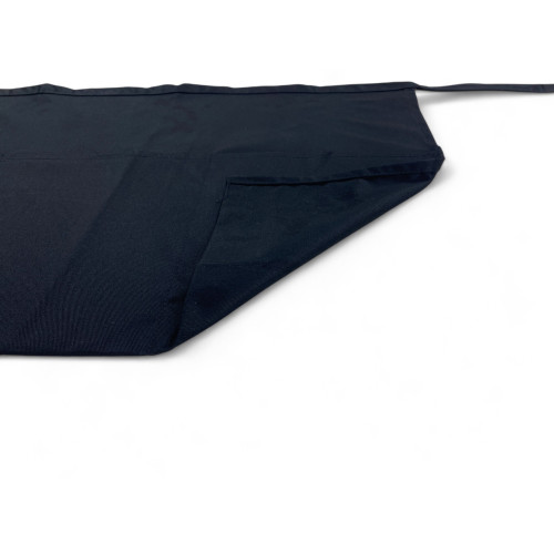 Tablier de taille « Gaspare » noir avec triple poche - Fabriqué en Italie