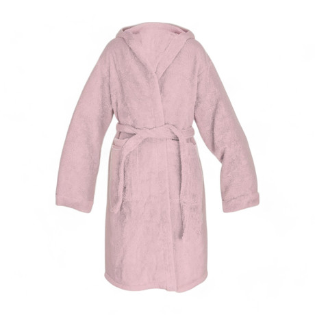 Light Pink Hi Tech Terry Bathrobe for Children - 400 gr/sqm