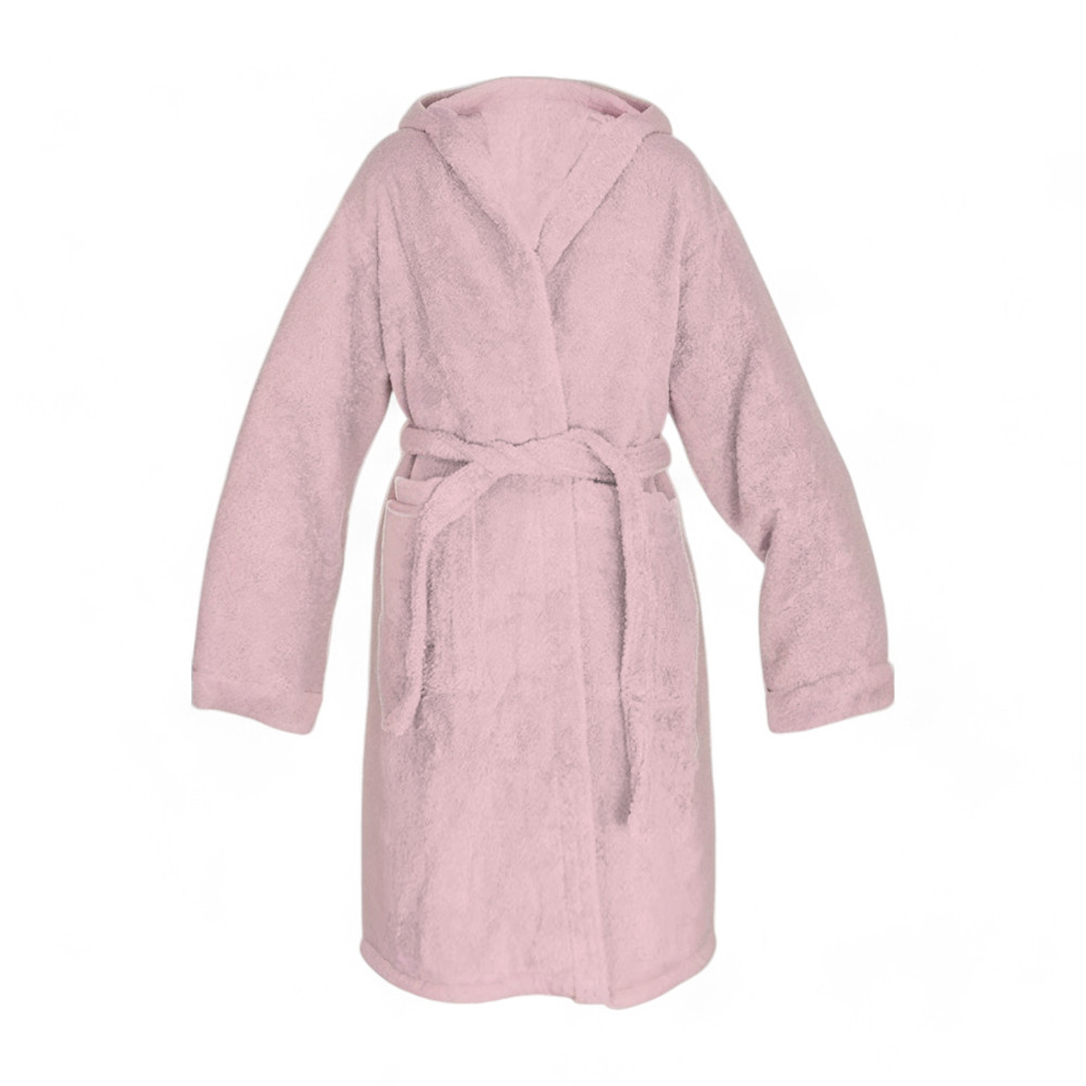 Peignoir Hi Tech Terry rose clair pour enfants - 400 gr/m²