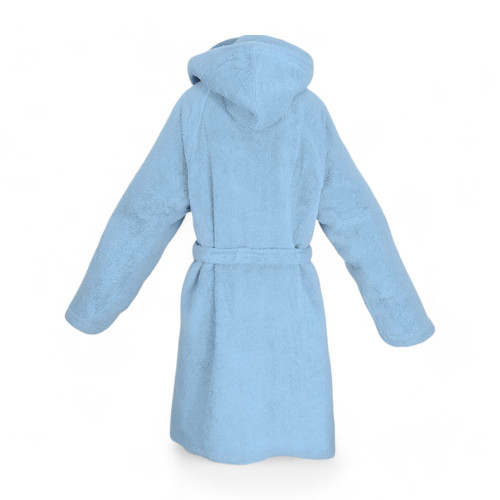 Albornoz HI Tech Azul Claro en Tela de Rizo para Niños - 400 gr/m²