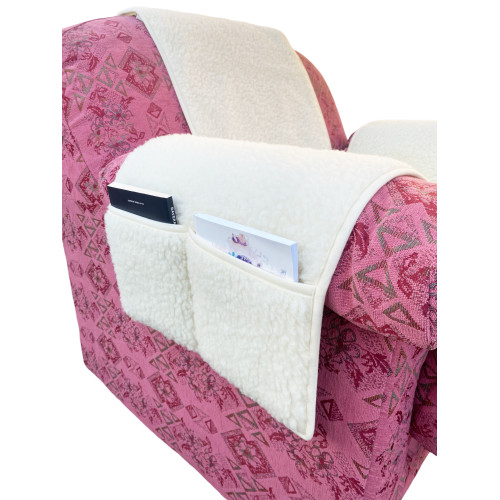 Funda de sillón de pura lana merino hecha a mano Made in Italy - Comodidad y calidez ideales, regalo perfecto para abuelos y pap
