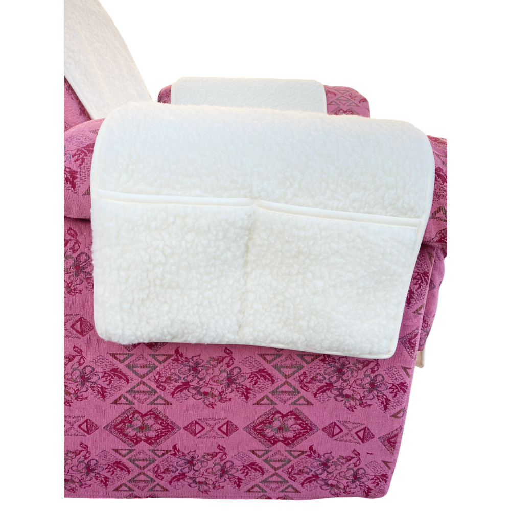 Funda de sillón de pura lana merino hecha a mano Made in Italy - Comodidad y calidez ideales, regalo perfecto para abuelos y pap