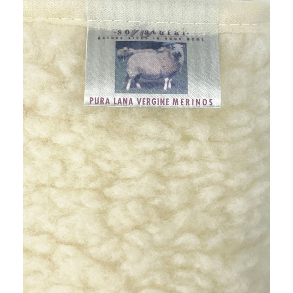 Handmade pure merino wool armchair cover Made in Italy - Ideal comfort and warmth, perfect gift for grandparents and dads