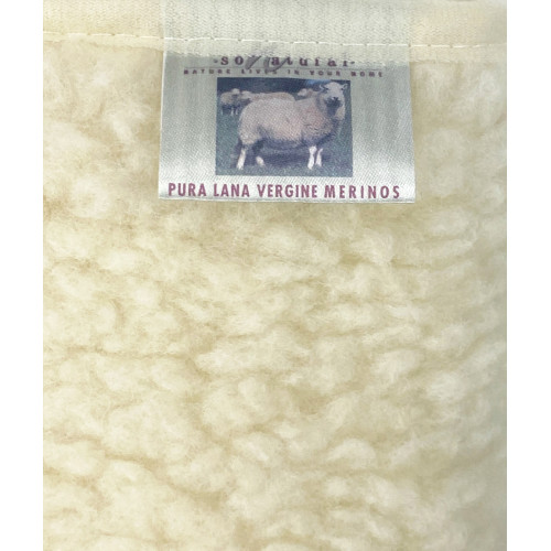 Funda de sillón de pura lana merino hecha a mano Made in Italy - Comodidad y calidez ideales, regalo perfecto para abuelos y pap