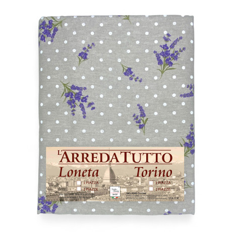 Tapicería de algodón lavanda provenzal – Tejido Dory Made in Italy