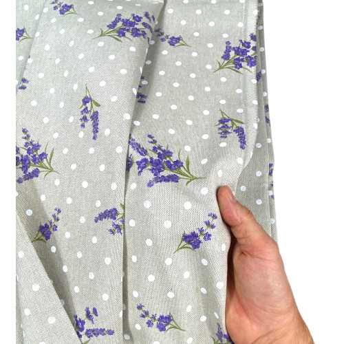 Provençal lavender cotton upholstery – Dory fabric Made in Italy
