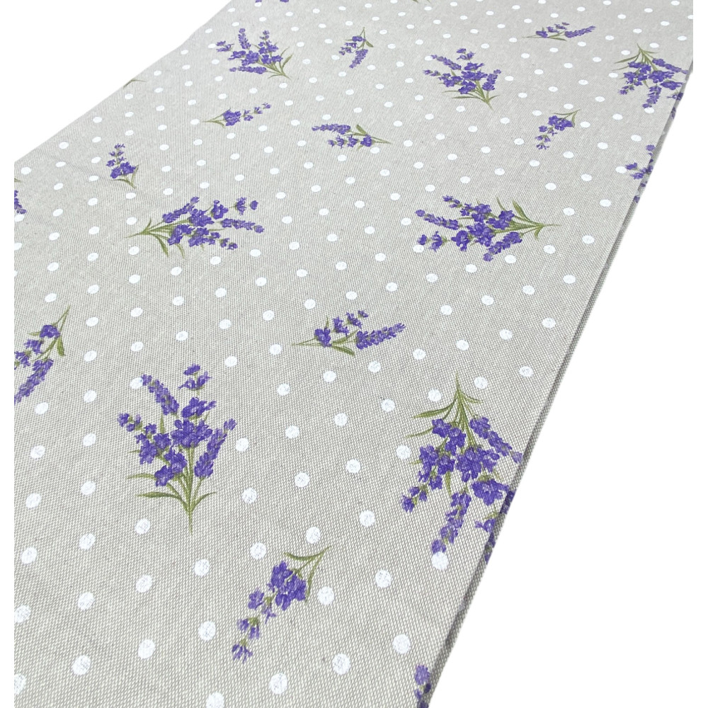 Provenzalischer Lavendel-Baumwollbezug – Dory-Stoff Made in Italy