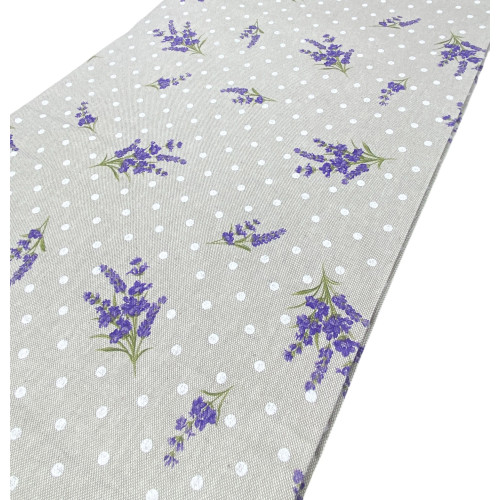 Provenzalischer Lavendel-Baumwollbezug – Dory-Stoff Made in Italy