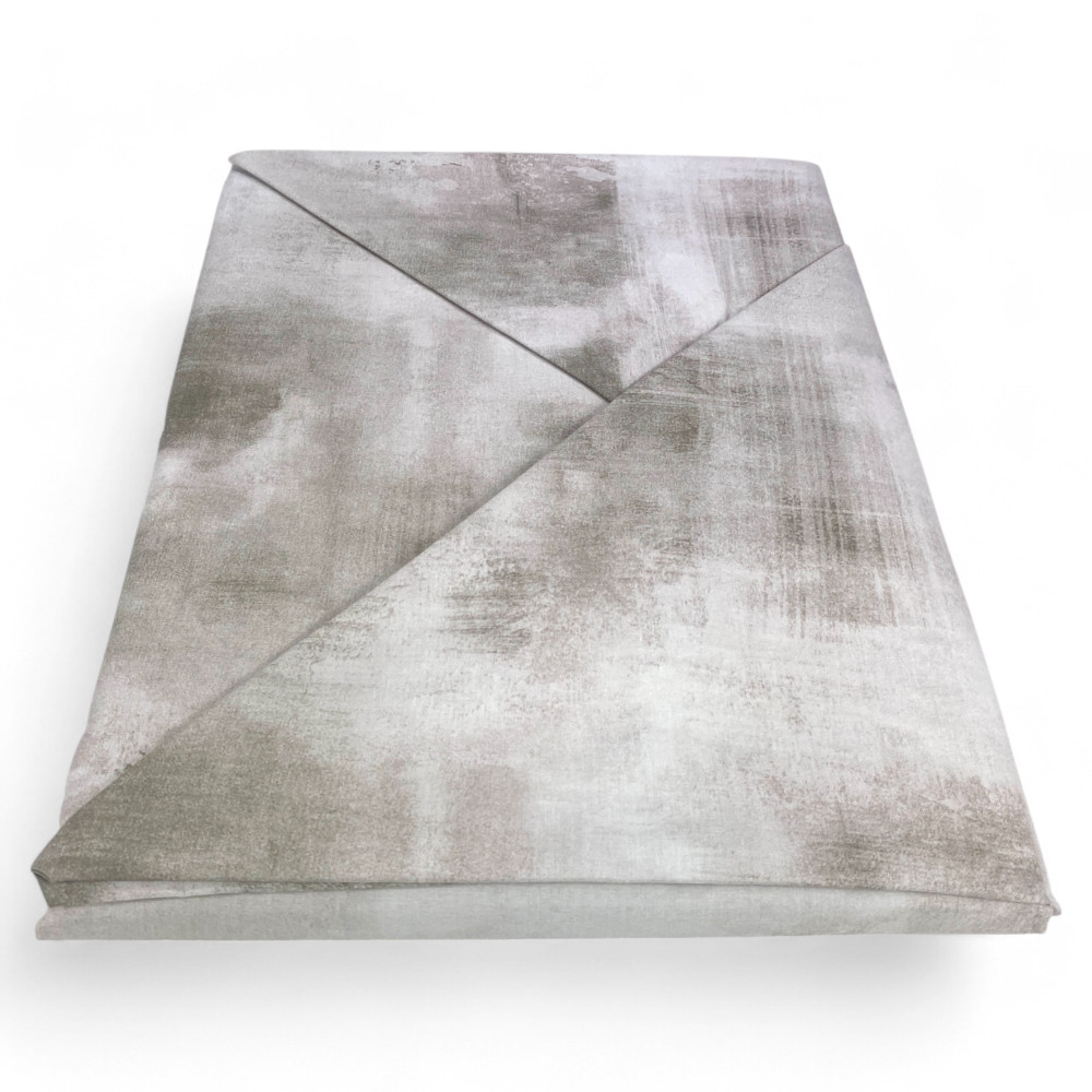 Copripiumino in Cotone Tempo di Dormire Beige Made in Italy, Design Astratto
