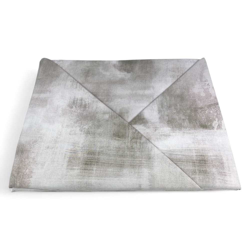 Copripiumino in Cotone Tempo di Dormire Beige Made in Italy, Design Astratto