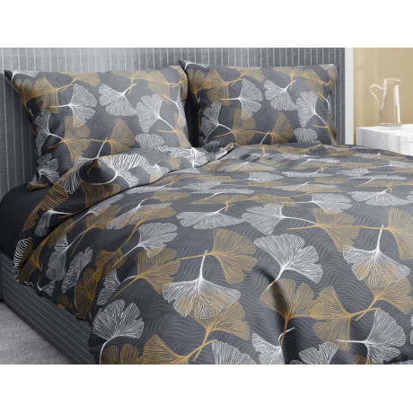 Copripiumino Matrimoniale Flanella 250x200 cm "Tempo di Dormire" - Petali Oro