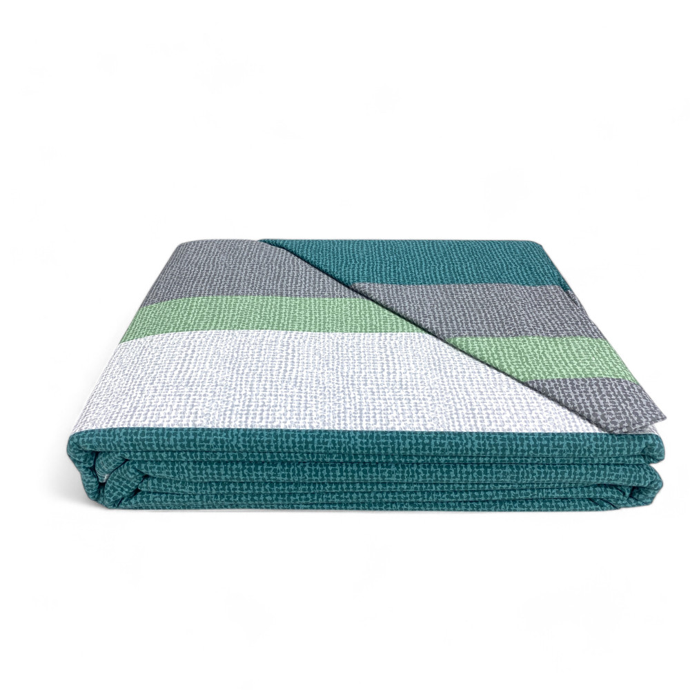 Funda Nórdica Doble Franela 250x200 cm "Sleeping Time" - Helecho Verde