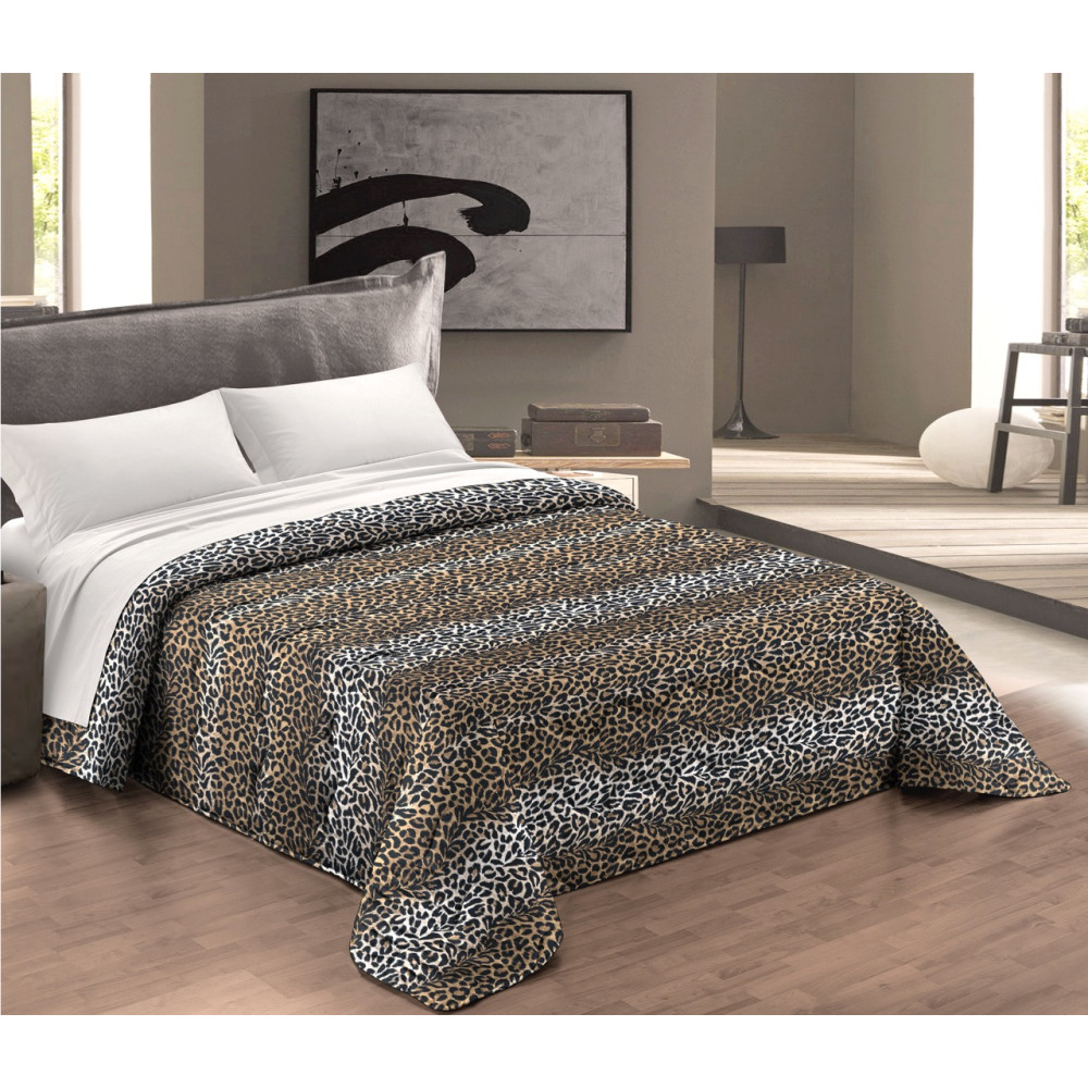 Winter Leopard Quilt 300gr/qm, Made in Italy