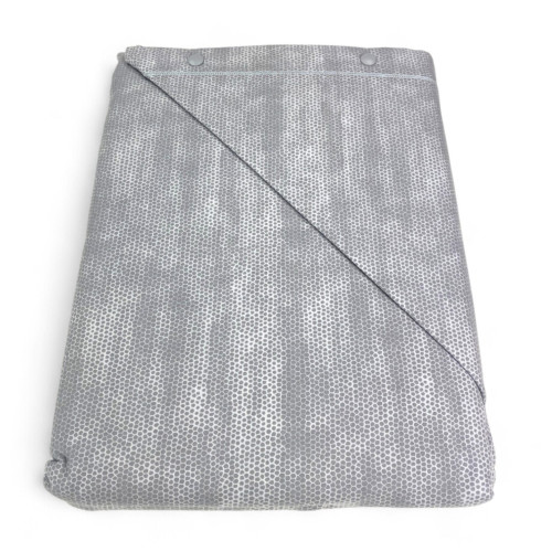 Grey Boy Flannel Double Duvet Cover 250x200 | Made in Italy