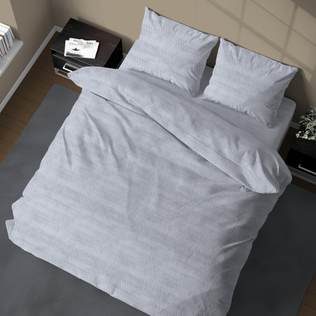 Copripiumino Matrimoniale Boy Grigio in Flanella 250x200 | Made in Italy