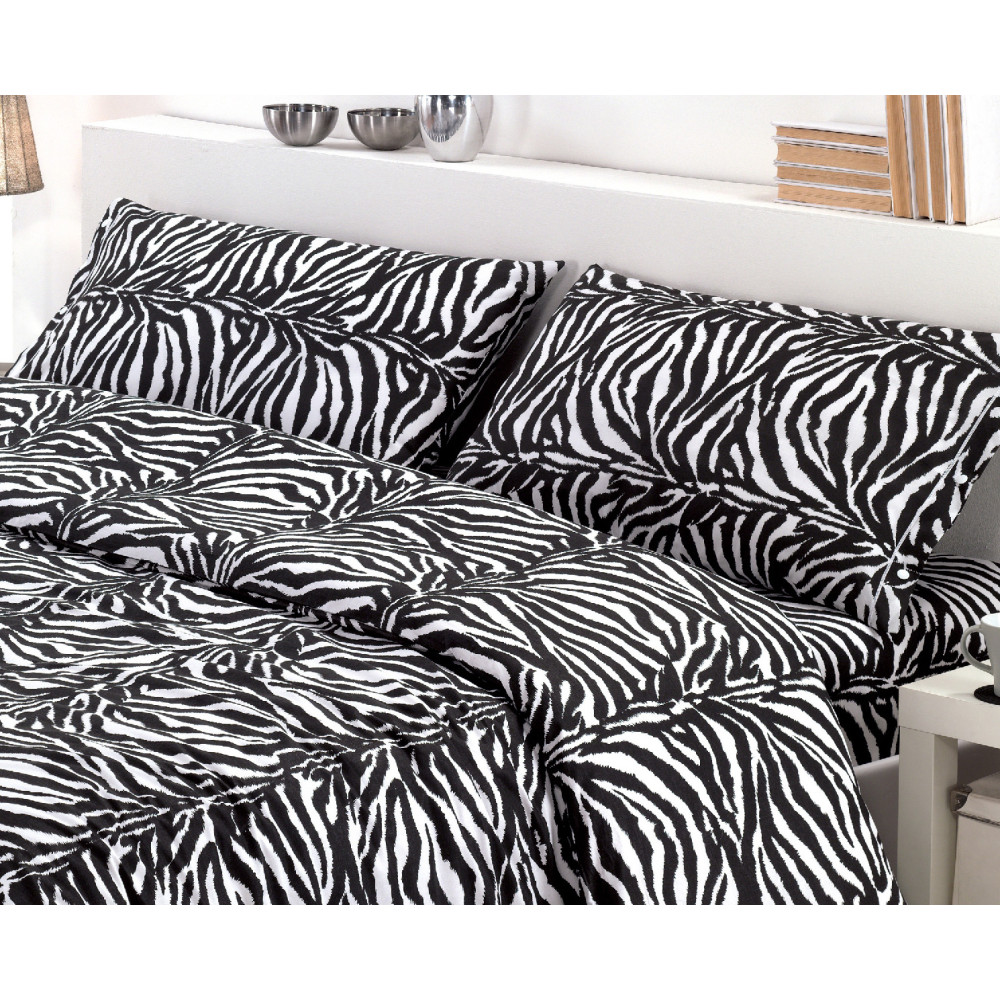 Funda Nórdica Doble Franela 250x200 cm "Sleep Time" - Cebra | Cálido, suave y hecho en Italia