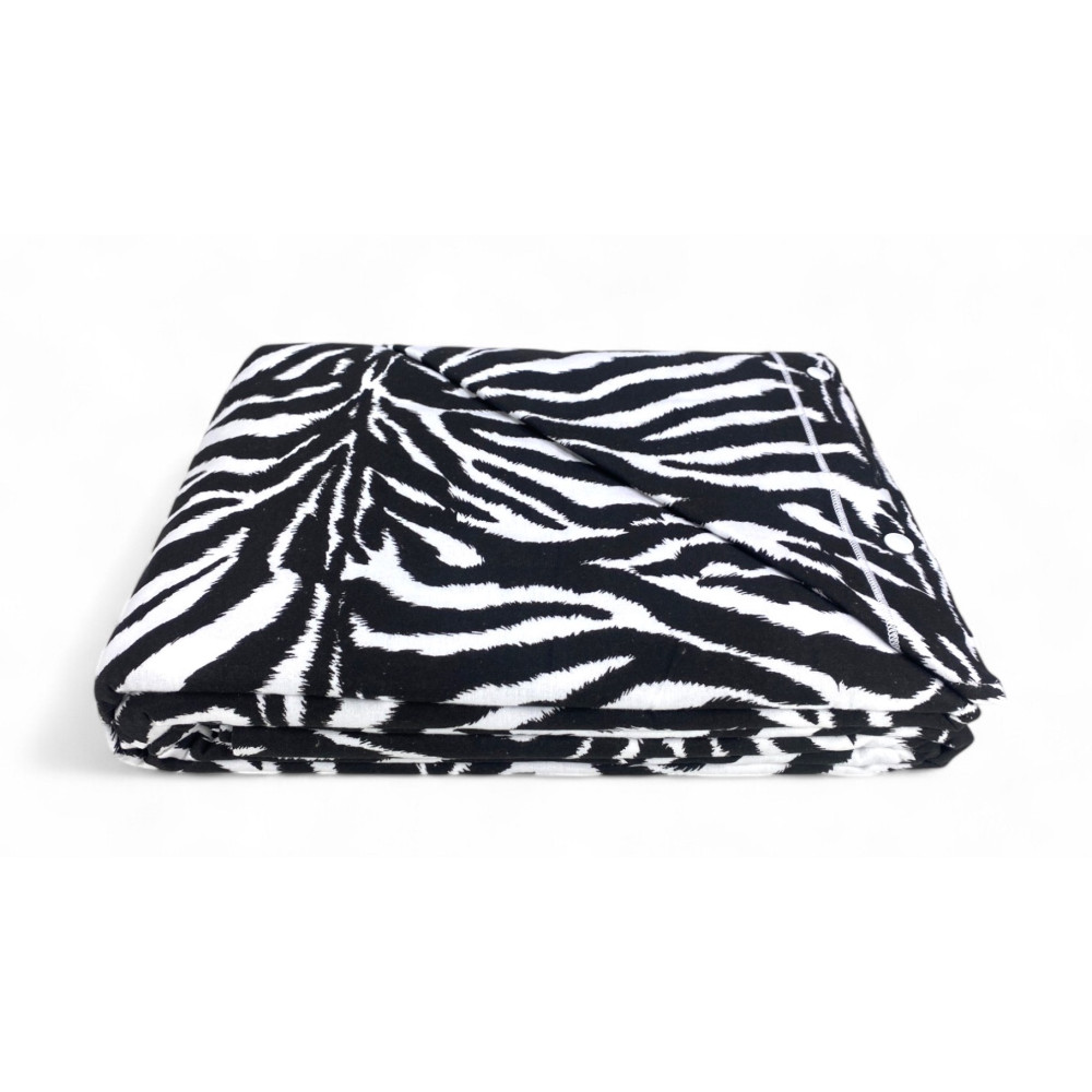 Funda Nórdica Doble Franela 250x200 cm "Sleep Time" - Cebra | Cálido, suave y hecho en Italia