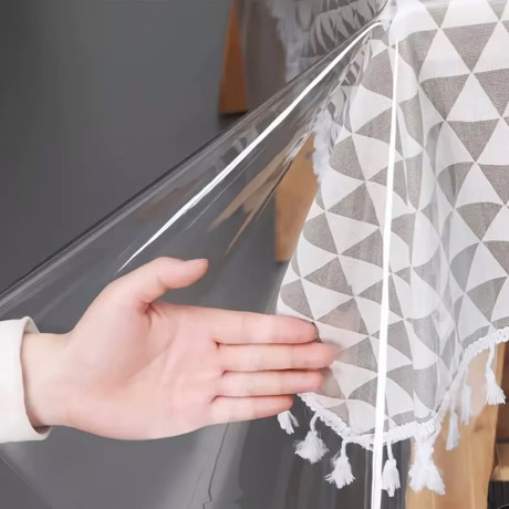 Transparente PVC-Tischdecke nach Maß geschnitten - Made in Italy 2