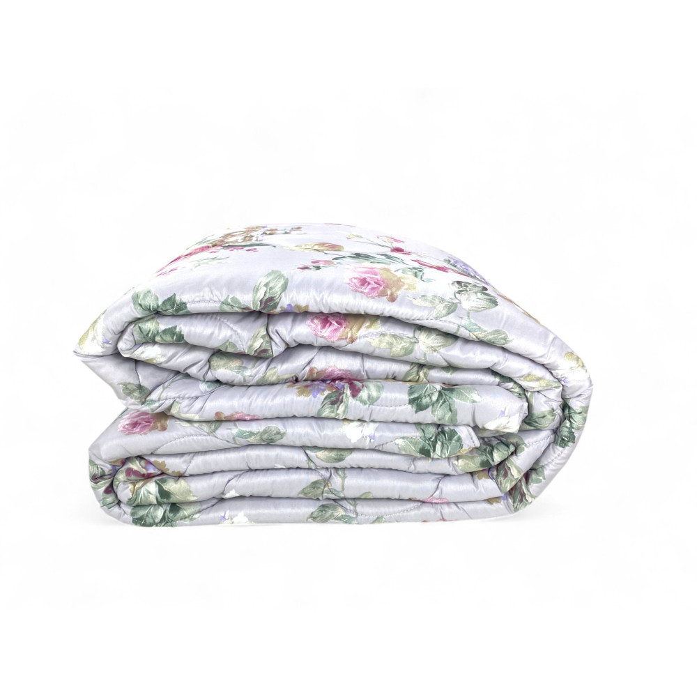 Couette © sanderson noeud de fleur gris d’hiver - Couette chaude 300 gr/m², motif floral élégant, fabriquée en Italie