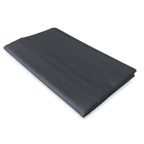 Bleigraues Oberlaken 100% Baumwolle, Made in Italy, waschbar 2