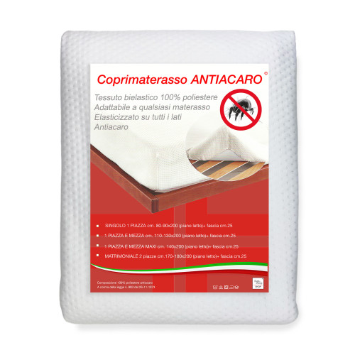 Matratzenbezug Jersey Stretch | Hypoallergen und Anti-Milben | Weich und leise | Ecken Maxi High Matratzen