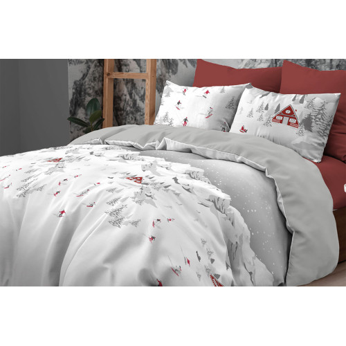 Montebianco Tiroler Bettbezug – 100% Baumwolle | Design Double Face
