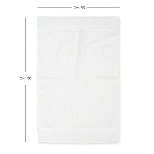 Telo Bagno 100x150 cm Cotone 100% – Spugna Morbida e Assorbente, ideale per strutture alberghiere e b&b