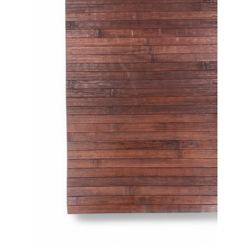 KÜCHENTEPPICH AUS HOLZ Bambus WOODY uni braun