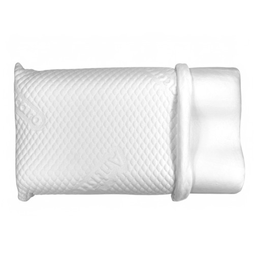 BUBBLES Cuscino Cervicale Memory Foam – Ortopedico, Anallergico, Sfoderabile