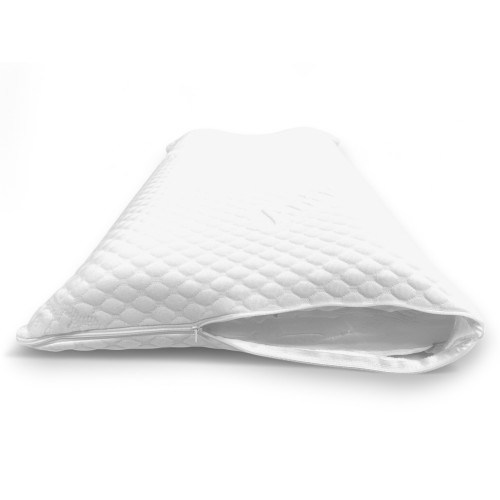 Oreiller cervical en mousse à mémoire de forme BUBBLES – Orthopédique, hypoallergénique, housse amovible