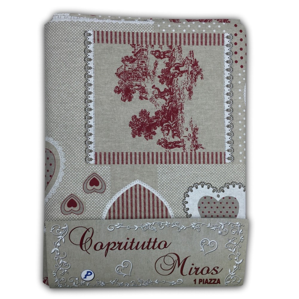 Telo arredo, gran foulard, in cotone di ottima consistenza