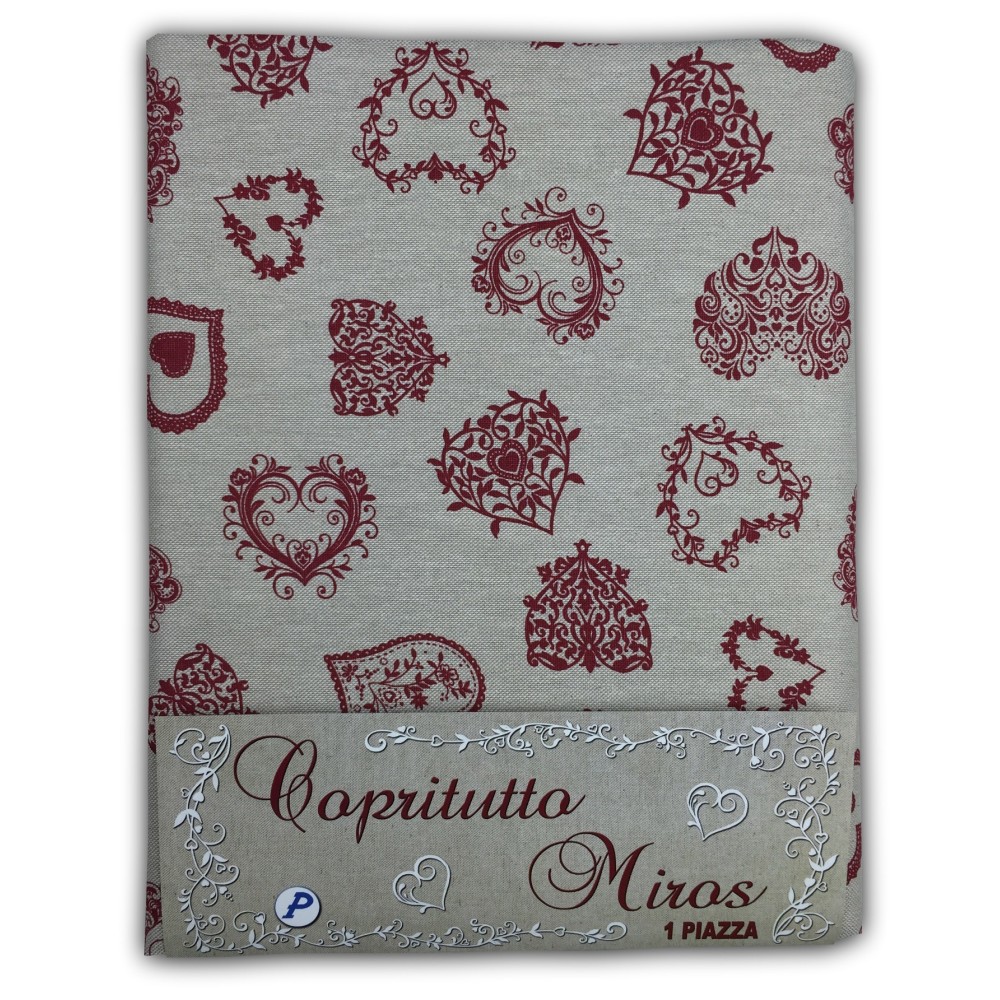 Furnishing towel, large scarf, in natural cotton