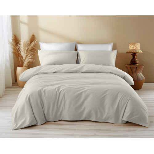 Copritrapunta in Cotone Panna - Morbido, Traspirante, Elegante - Made in Italy