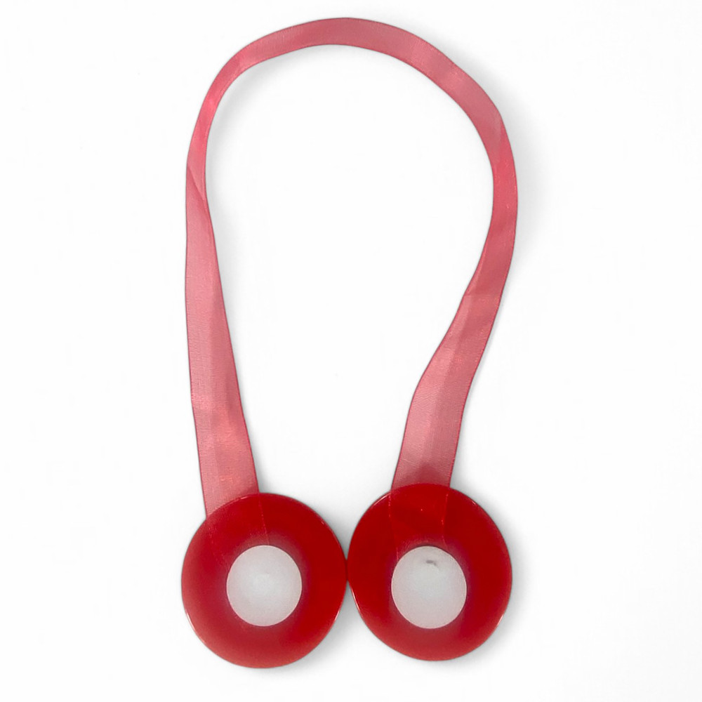 Fermatenda Magnetico Rosso "Modern" – 1 Pezzo, Design Elegante, Super Potente