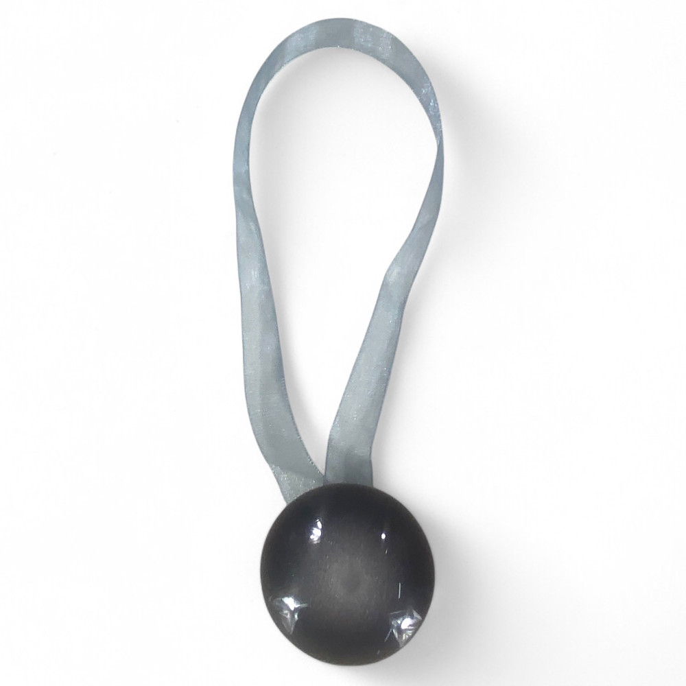 Fermatenda Magnetico Grigio "Modern" - 1 Pezzo, Design Elegante, Super Potente