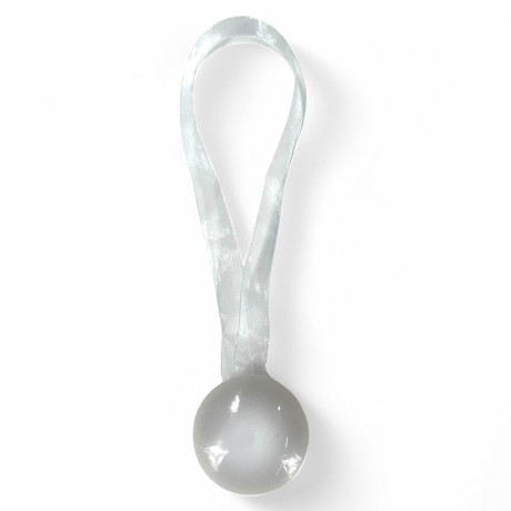 Butée de rideau magnétique blanche « Moderne » - 1 pièce, design élégant, super puissant