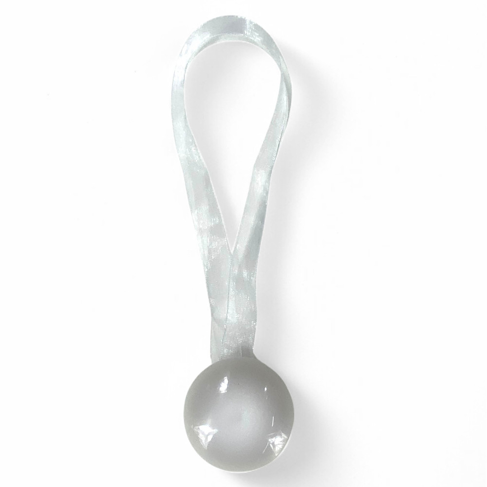 Weißer magnetischer Gardinenstopper "Modern" - 1 Stück, elegantes Design, super leistungsstark