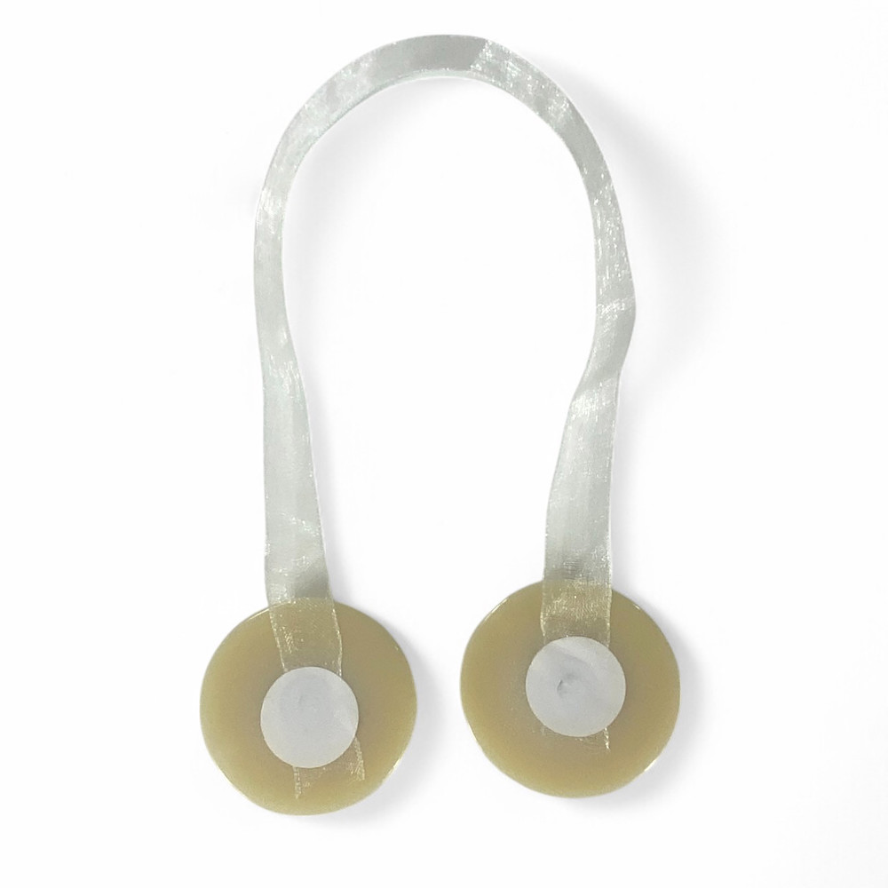 Beige Magnetic Curtain Stopper "Modern" - 1 piece, elegant design, super powerful