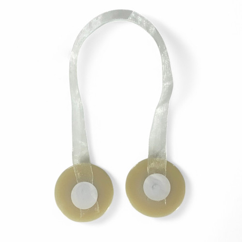 Beige Magnetic Curtain Stopper "Modern" - 1 piece, elegant design, super powerful